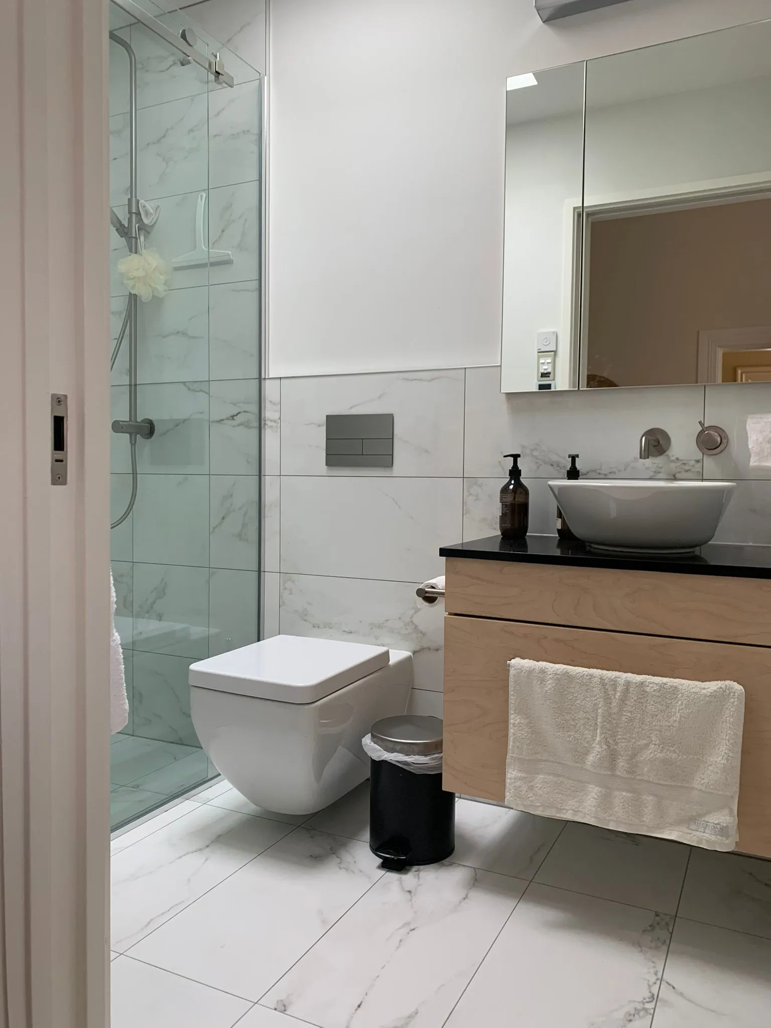 Bathroom renovation work