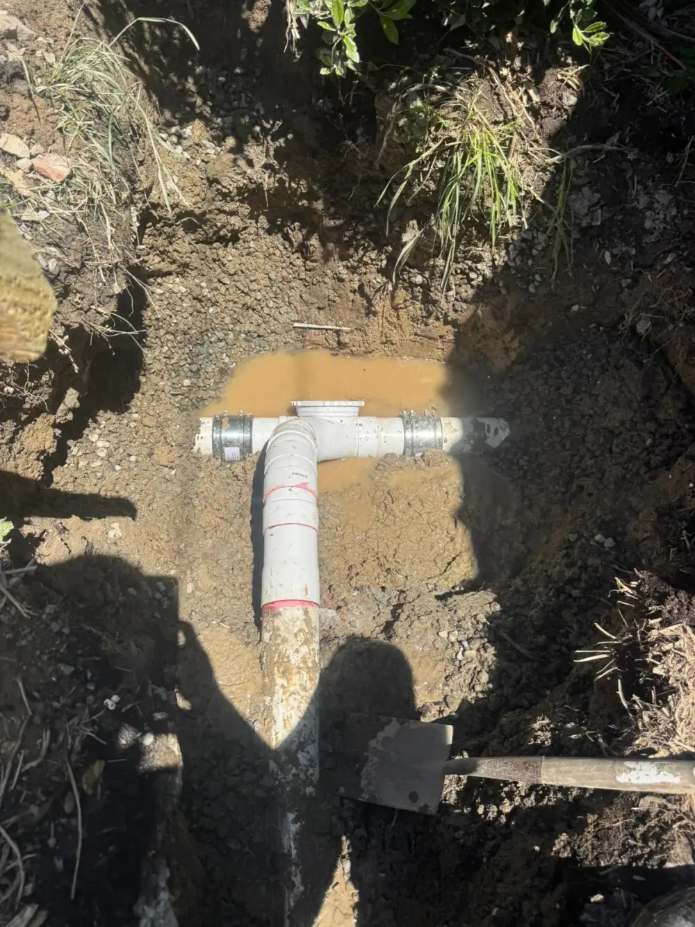 Drainlaying work